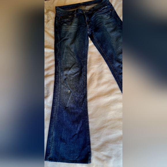 Vintage Polo Ralph Lauren Maddy Torn Jeans Y2K Great Condition Floral Design S27 - Picture 2 of 14